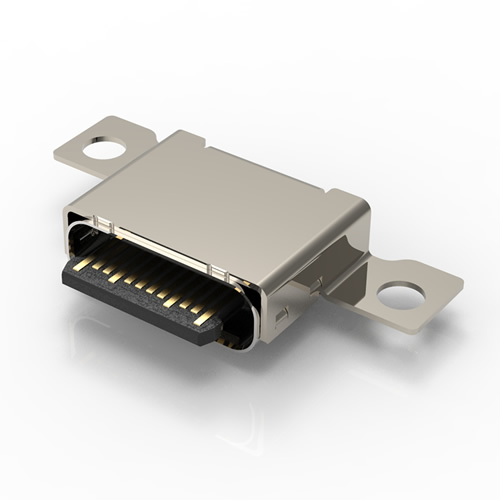 USB 3.1 TYPE-C REC SMT 24PIN,CH=1.68mm