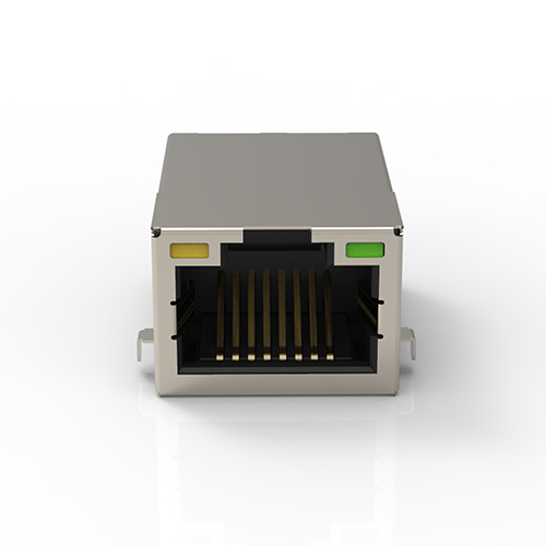 RJ45 1000BASE tab up 0.85Inch 8.85沉板 双灯1JTH004