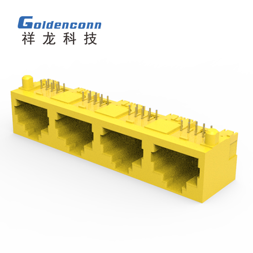 RJ45 8P8C 1X4  无灯无壳 1J4H057