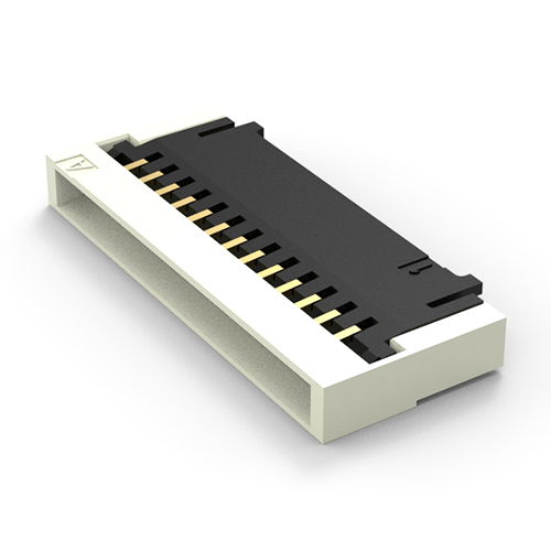 0.5 PITCH Easyon FPC ,后翻盖双接触1F05014