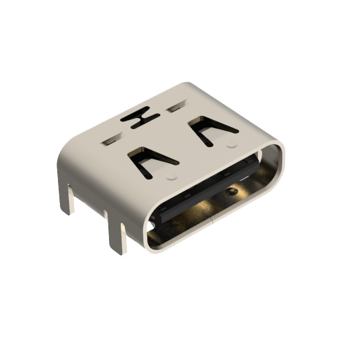 USB 2.0 TYPE-C REC 24PIN,CH=1.63mm1UBC008