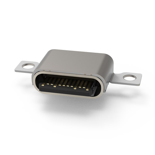 USB 3.1 TYPE-C REC DIP&SMT 24PIN,CH=4.24mm1UBC032