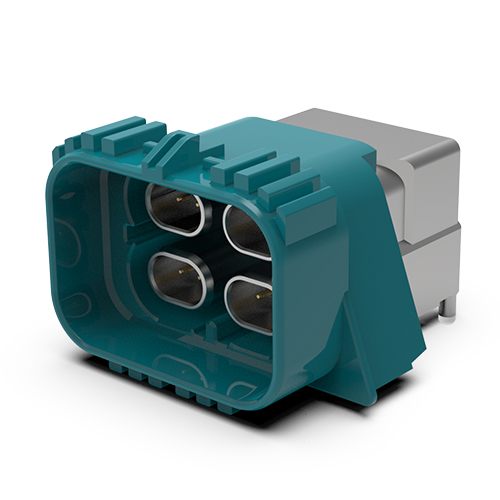 汽车以太网 ETHERNET CONN R-ETH 4 PORT PLUG FOR PCB R/A WATERPROOF
