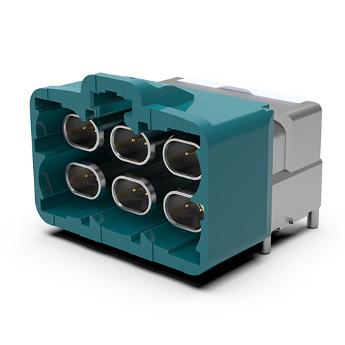 汽车以太网 ETHERNET CONN R-ETH 6 PORT PLUG FOR PCB R/A